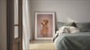 A curated YOUNI.ONE gallery video showcasing bespoke custom pet portraits in premium frames, featuring multiple portrait styles and soft interior settings designed to transform everyday pet photos into gallery-quality wall art.