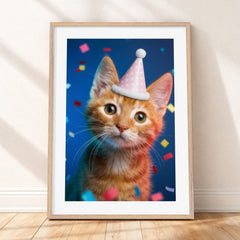 The Birthday Portrait - Studio Blue